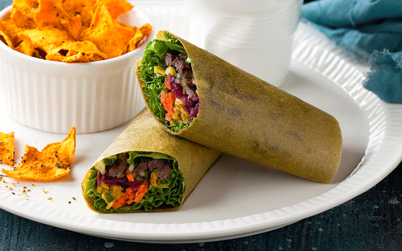 Squash Flax Wraps