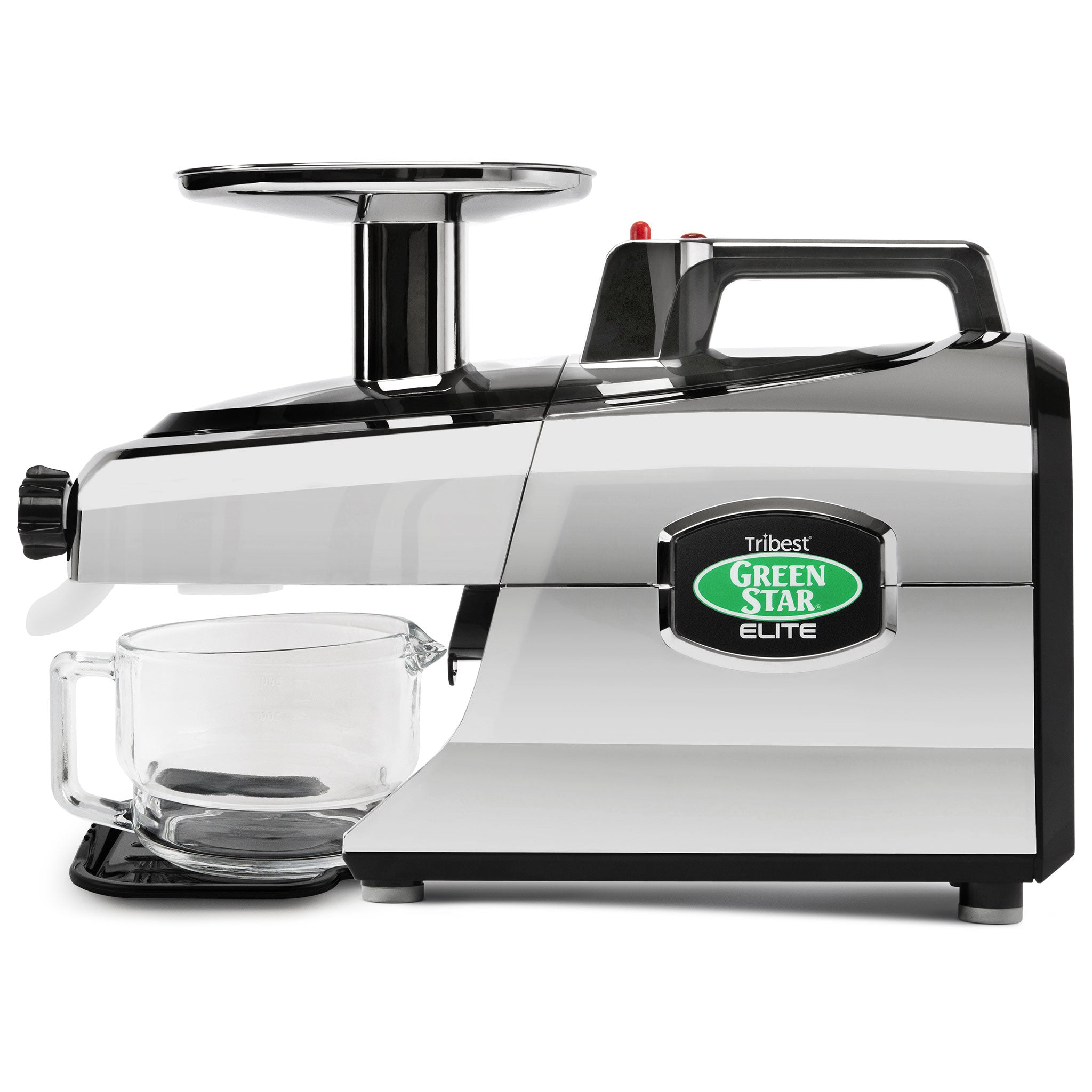 Greenstar® Elite Jumbo Twin Gear Slow Masticating Juicer in Chrome GSE-5050-B - Tribest