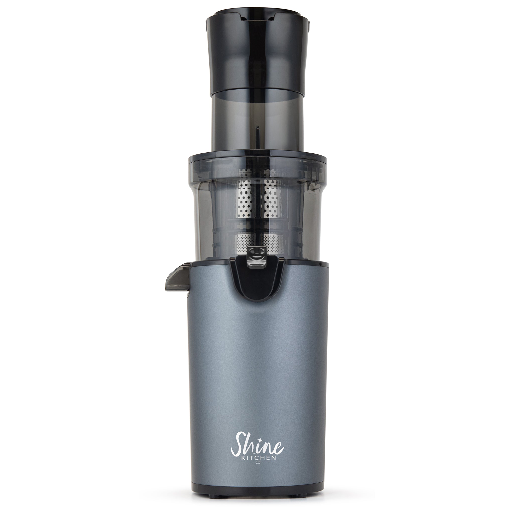 Shine Kitchen Co.® Easy Cold Press Juicer with XL Feed Chute - Gray