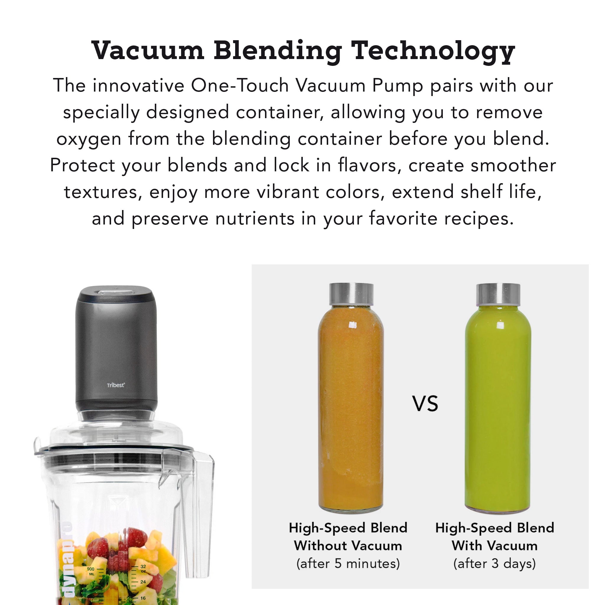 Dynapro® Commercial High-Speed Vacuum Blender in Gray - Vacuum Blending Technology