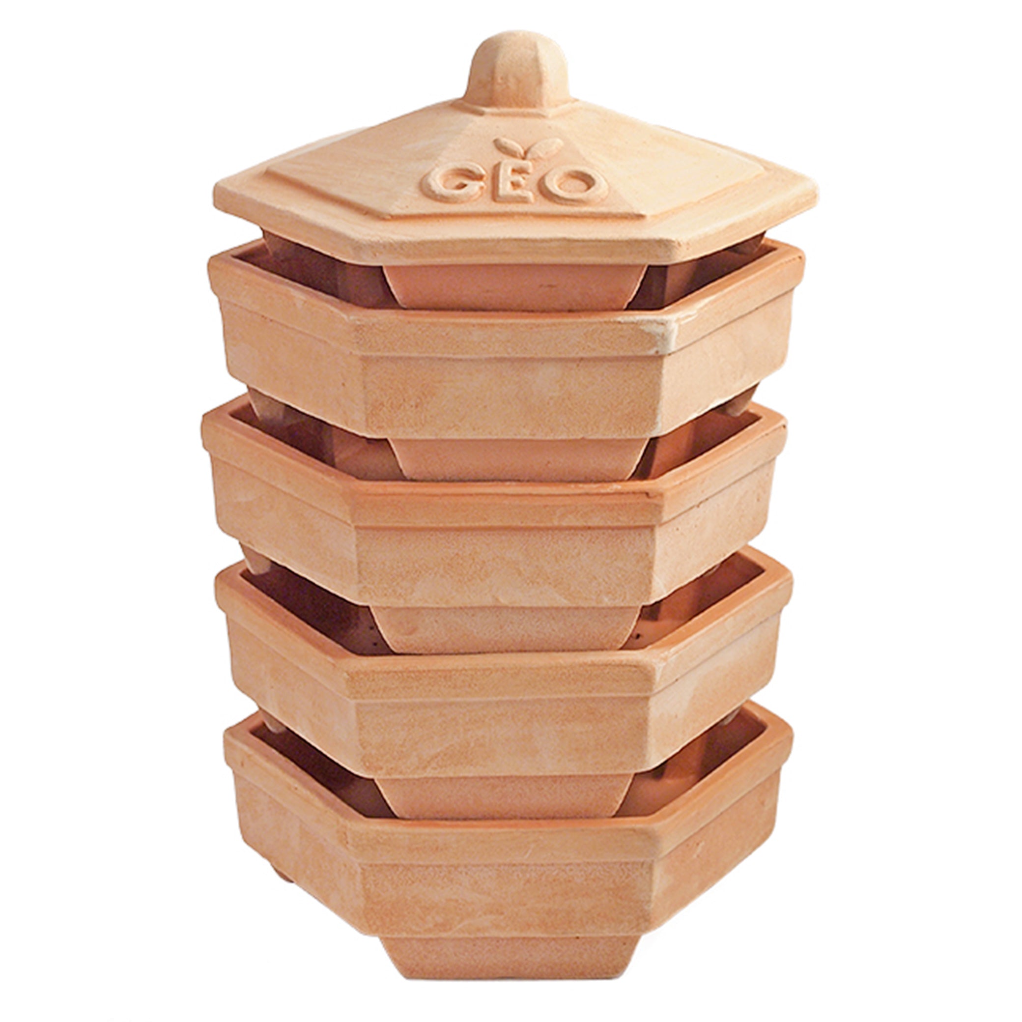 GEO Terradisiena 4-Tier Terracotta Sprouter