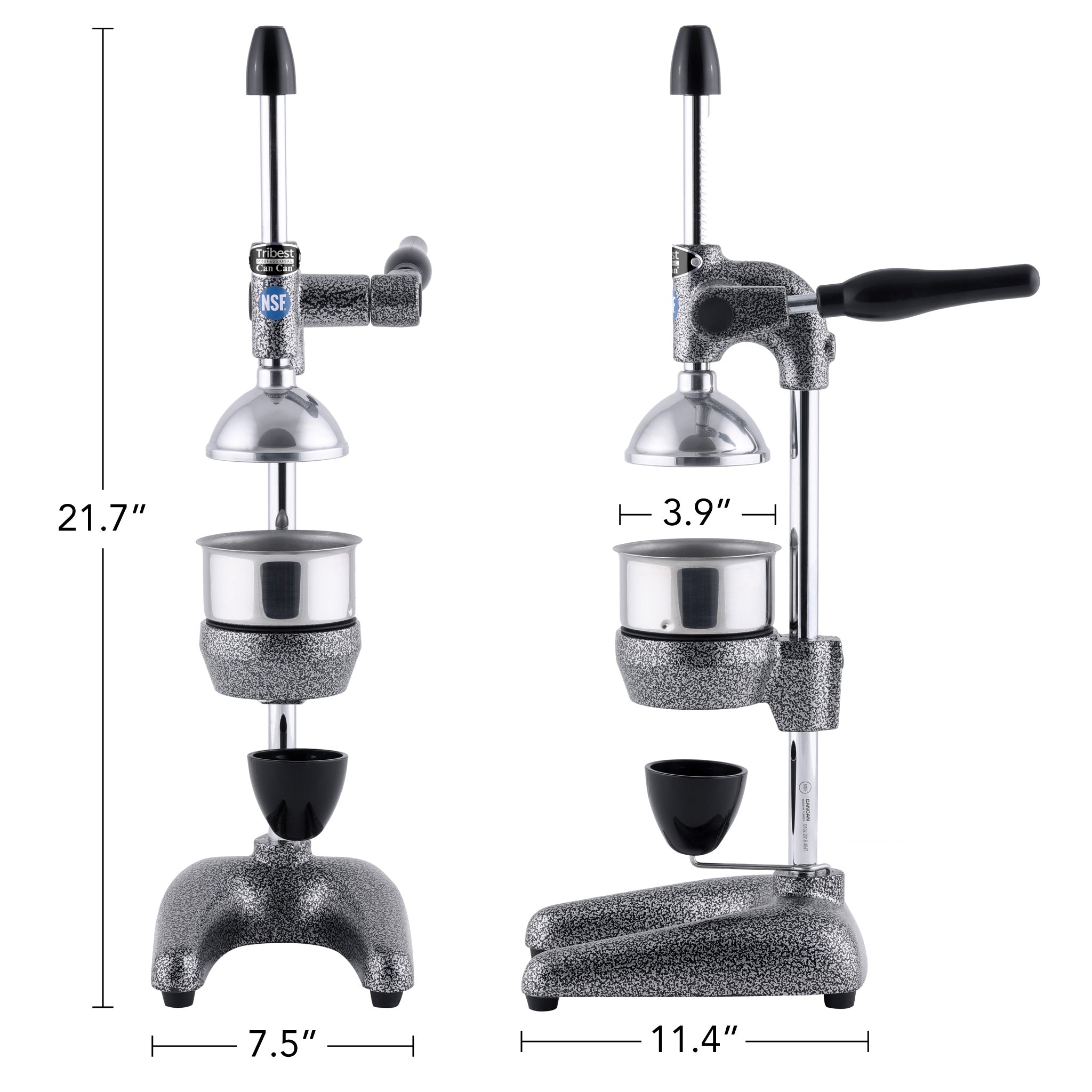 Tribest Professional Cancan Manual Juice Press MJP-100 21.7