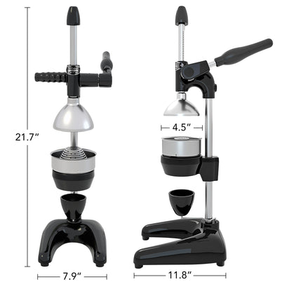 Tribest Professional Cancan Manual Pomegranate Juice Press MJP-105 in Black. 21.7