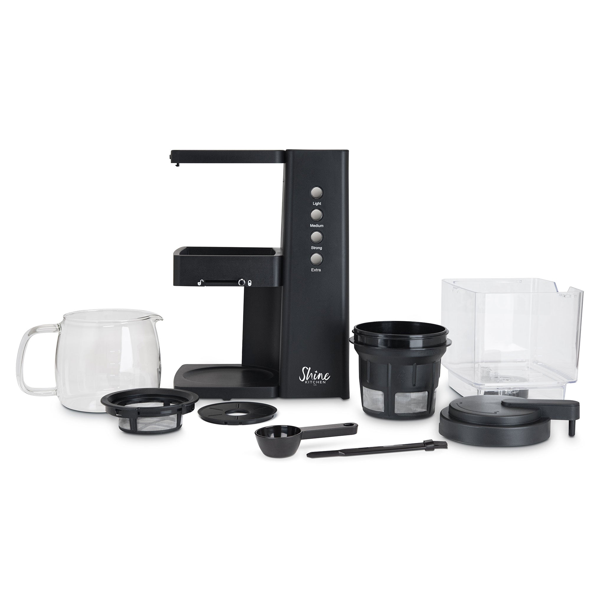 Shine Kitchen Co.® Rapid Cold Brew Coffee & Tea Machine with Vacuum Extraction Technology