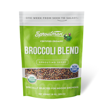 Sproutman's Organic Broccoli Blend Sprouting Seeds (16 oz) SEEDBS23 - Tribest