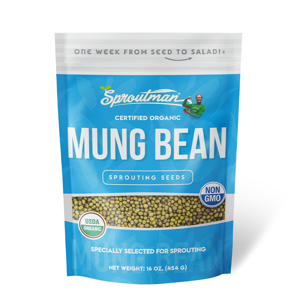 Sproutman's Organic Mung Bean Sprouting Seeds (16 oz) SEEDBS10 - Tribest