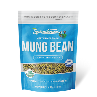 Sproutman's Organic Mung Bean Sprouting Seeds (16 oz) SEEDBS10 - Tribest