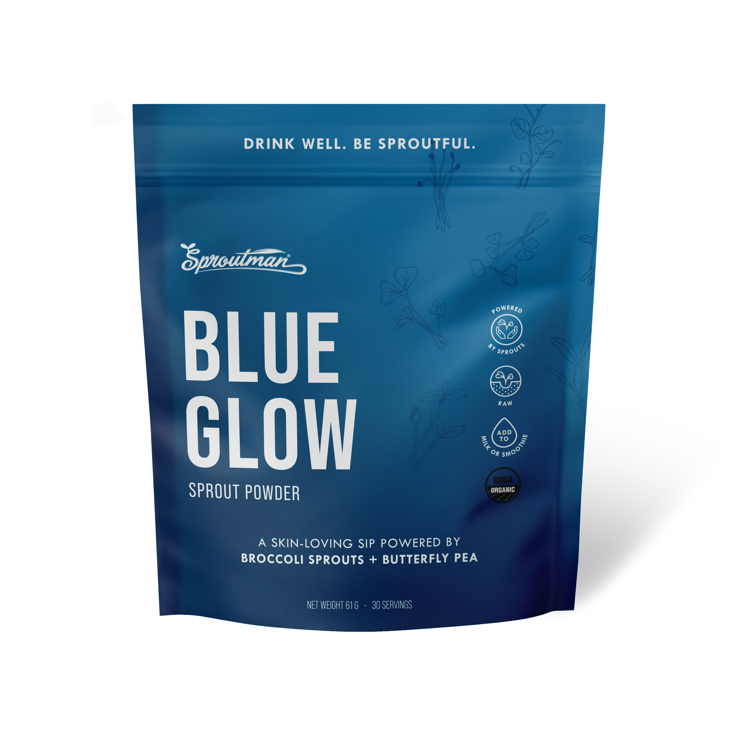 Sproutman® Blue Glow Sprout Powder (30 Servings)