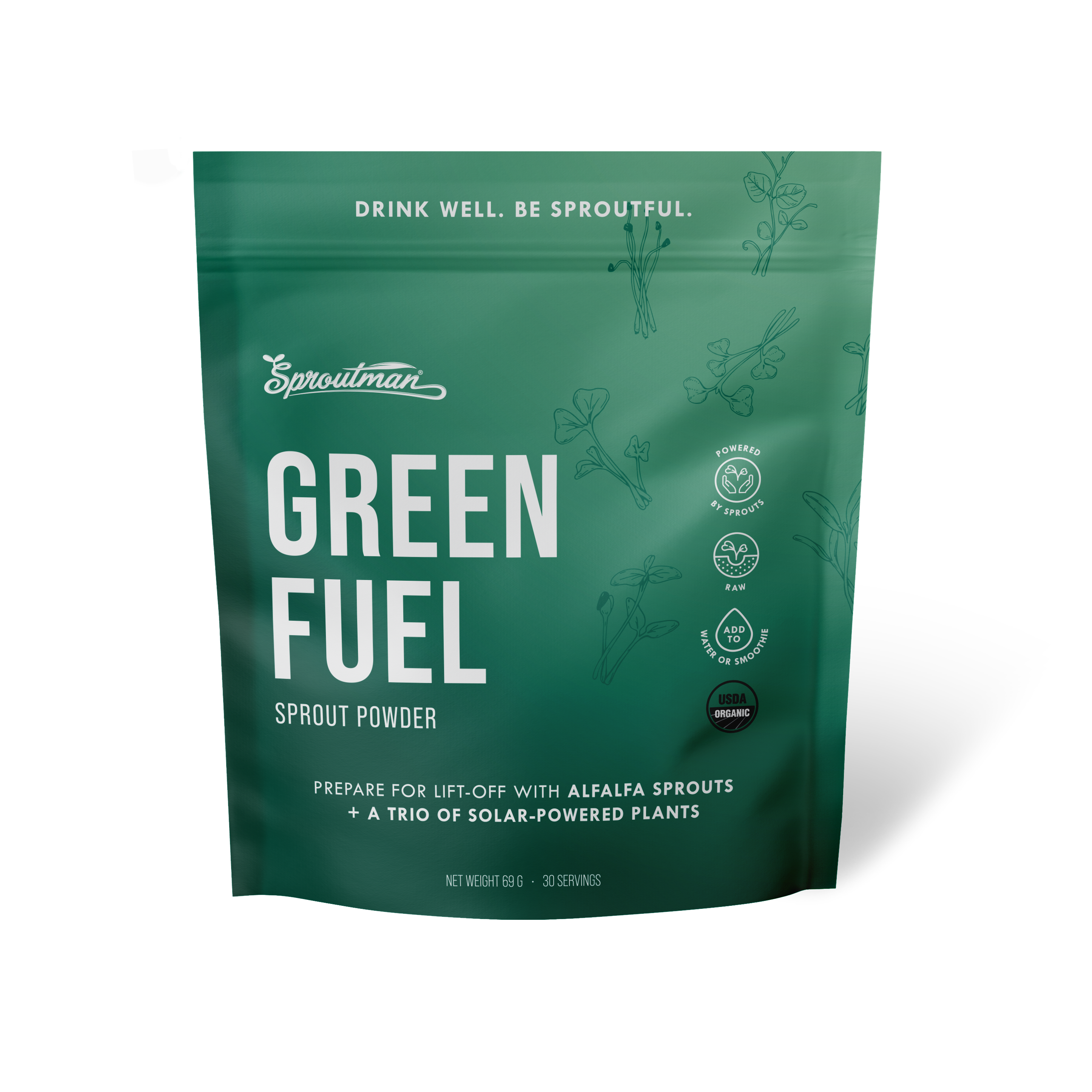 Sproutman® Green Fuel Sprout Powder (30 Servings)