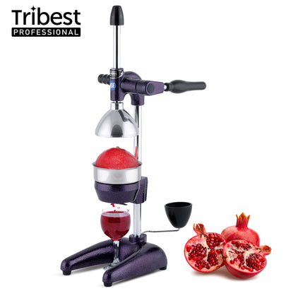 Tribest Professional XL Manual Juice Press for Pomegranate and Citrus MJP-105 in Purple