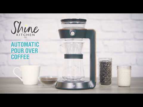 Shine Kitchen Co.® Autopour Automatic Pour Over Coffee Machine