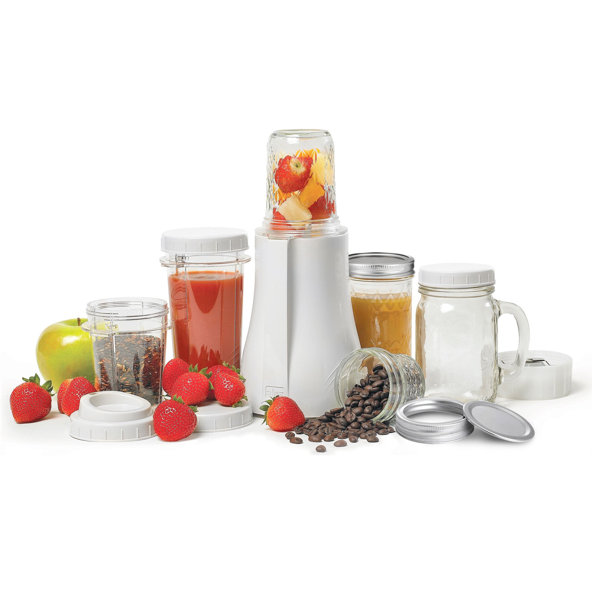 Personal Blender Original Single-Serving Blender (16-Piece Mason Jar Set) PB-350-A - Tribest